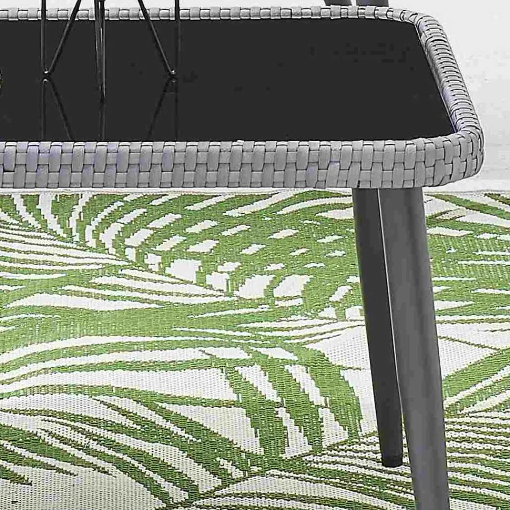 Wohnen Garten Sitzegruppe aus Kunstrattan - Tocella (vierteilig)