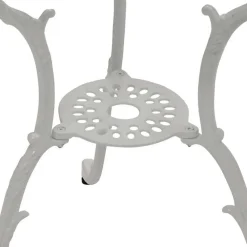 Wohnen Garten Sitzgruppe aus Alu in Weiß - Monique (fünfteilig)