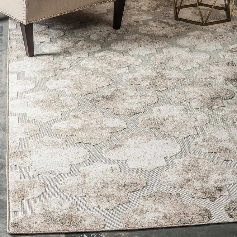 Wohnen Garten Teppich mit Kachelmuster Vintage Used - Laredo