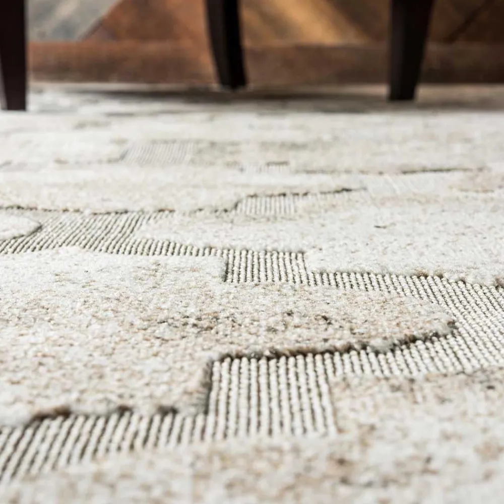 Wohnen Garten Teppich mit Kachelmuster Vintage Used - Laredo