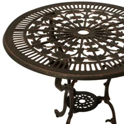 Wohnen Garten Tisch & 2 Stühle aus Alu Guss - Taifun (dreiteilig)