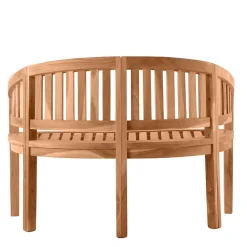 Wohnen Gartenbank in halbrundem Design - Klahuma