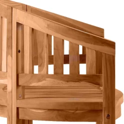 Wohnen Gartenbank in halbrundem Design - Klahuma