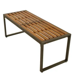 Wohnen Gartenbank ohne Lehne mit zwei Sitzplätzen - Veracruz