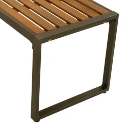 Wohnen Gartenbank ohne Lehne mit zwei Sitzplätzen - Veracruz