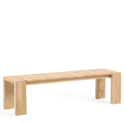 Wohnen Gartenbank ohne Rückenlehne für Esstisch - Elisira