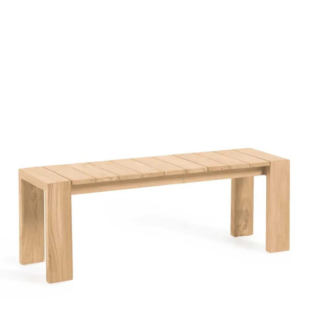 Wohnen Gartenbank ohne Rückenlehne für Esstisch - Elisira