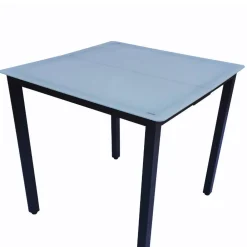 Wohnen Garten-Glastisch mit matter Tischplatte - Antiq