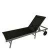 Wohnen Balkonmöbel|Metall-Gartenmöbel*Gartenliege mit Rollen aus Aluminium - Pamlicos