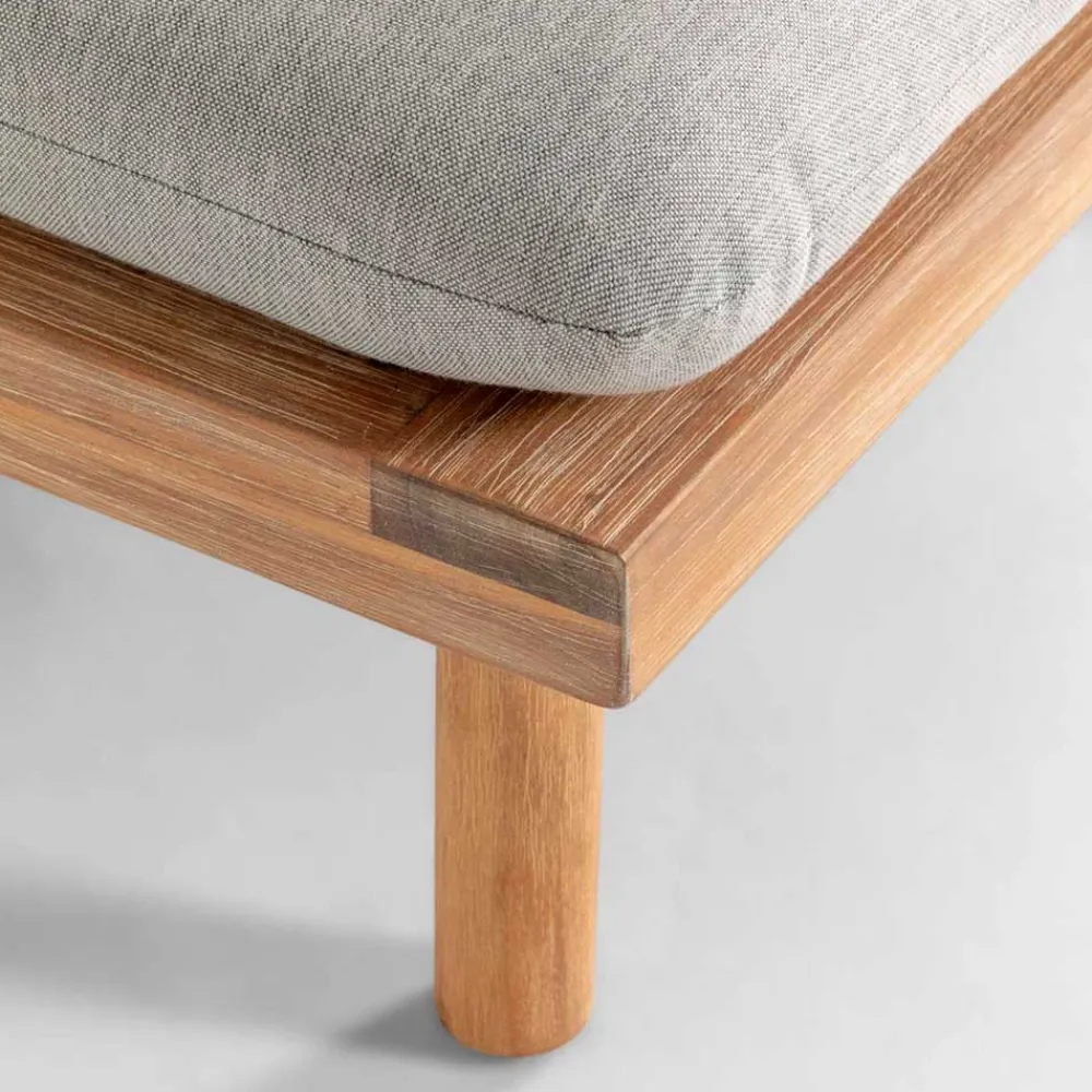 Wohnen Gartenmöbel Kombi aus Akazie - Lacruna (dreiteilig)