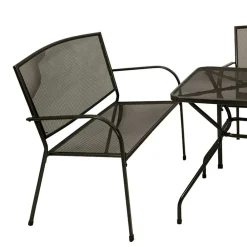 Wohnen Sitzgruppe|Balkonmöbel*Gartenmöbel Set mit Bank - Calisian (vierteilig)