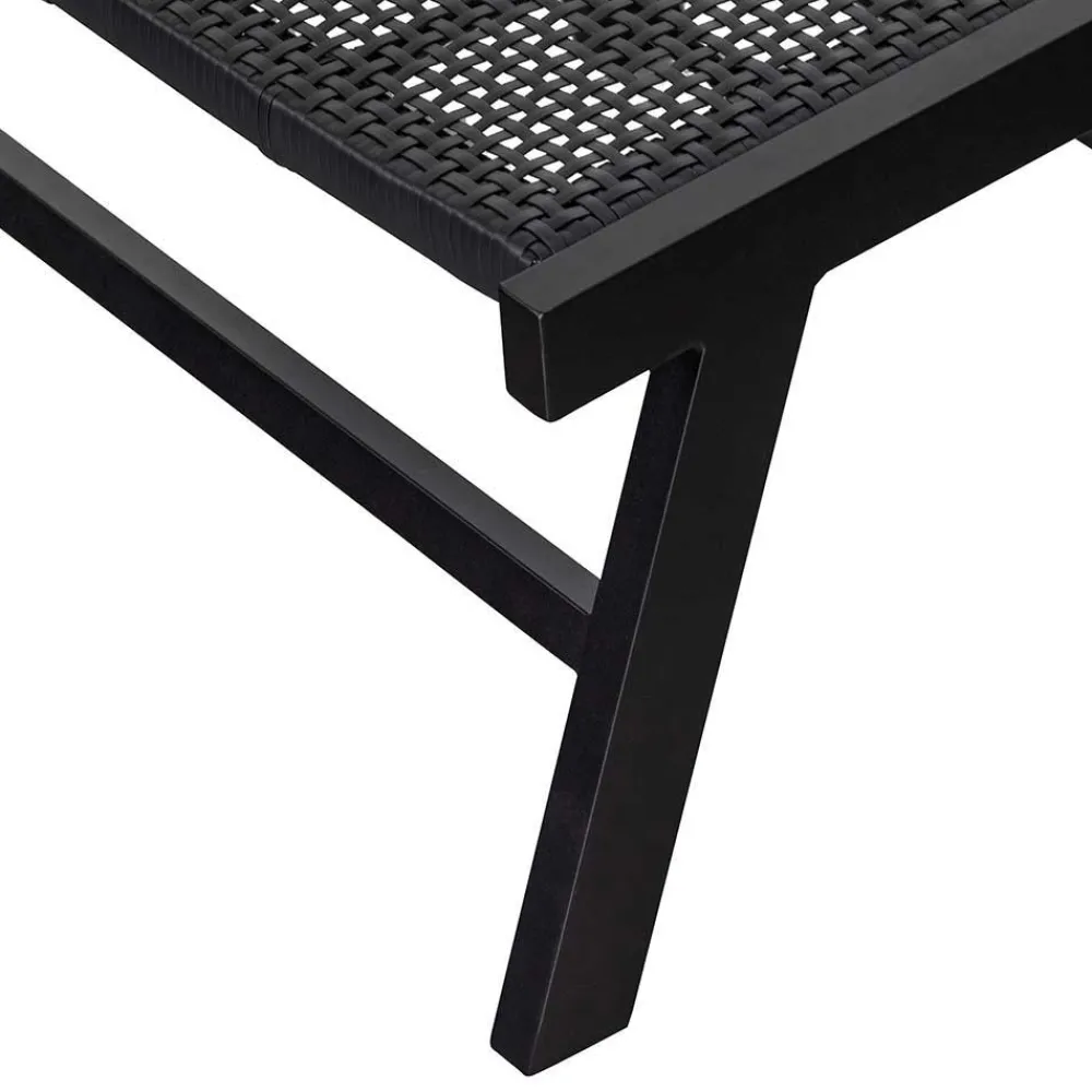 Wohnen Gartensessel ohne Armlehnen in Schwarz - Saragoza