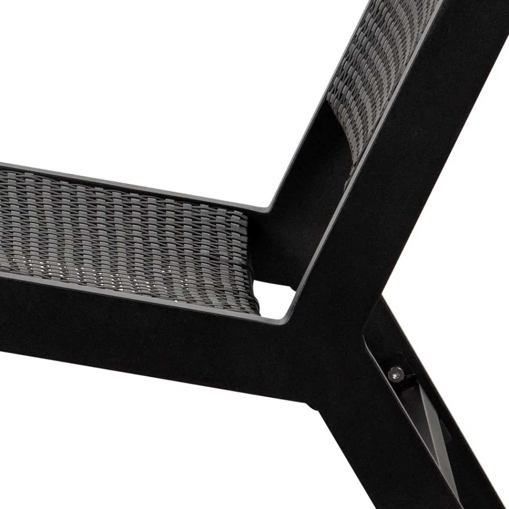 Wohnen Gartensessel ohne Armlehnen in Schwarz - Saragoza