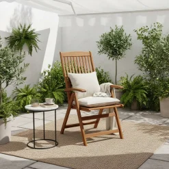 Wohnen Gartensessel Vrony aus Akazie Massivholz