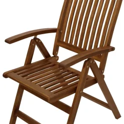 Wohnen Gartensessel Vrony aus Akazie Massivholz