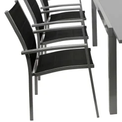 Wohnen Gartensitzgruppe mit sechs Sitzplätzen - Capo (siebenteilig)