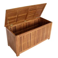 Wohnen Gartenstühle Auflagenbox aus Akazie Massivholz - Nurana