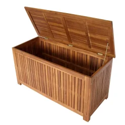 Wohnen Gartenstühle Auflagenbox aus Akazie Massivholz - Nurana