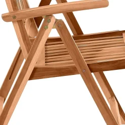 Wohnen Gartenstuhl mit Armlehnen klappbar - Klahuma