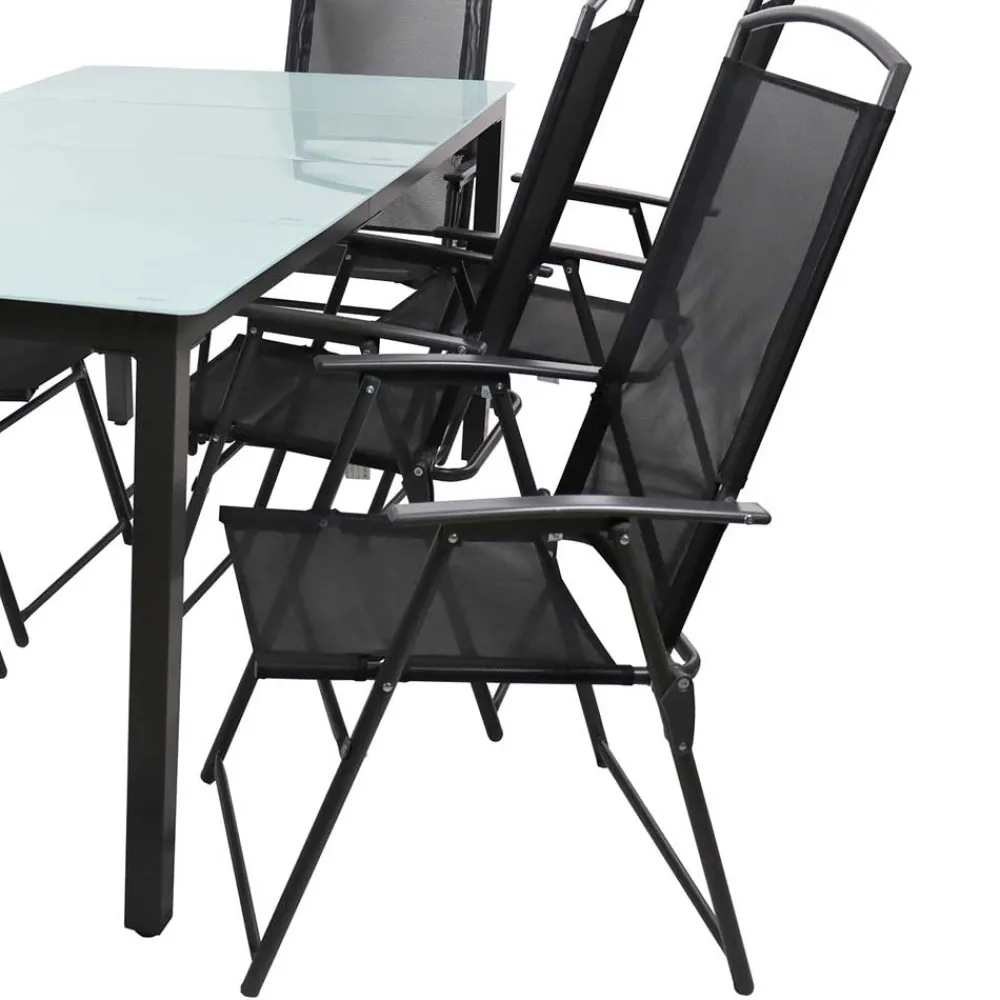 Wohnen Gartentisch & 8 Stühle Set - Loytami (neunteilig)