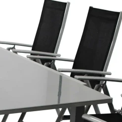 Wohnen Gartentisch & acht Klappsessel - Olividos (neunteilig)