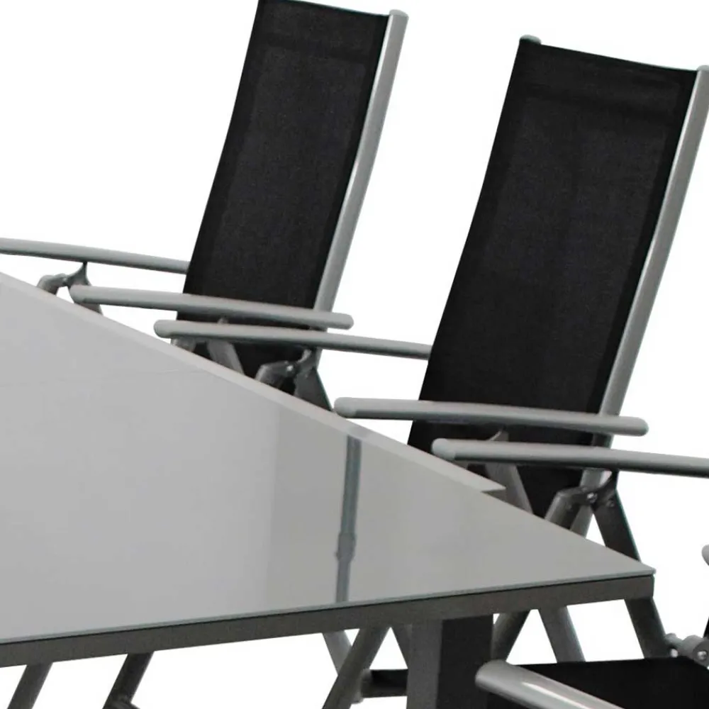 Wohnen Gartentisch & acht Klappsessel - Olividos (neunteilig)