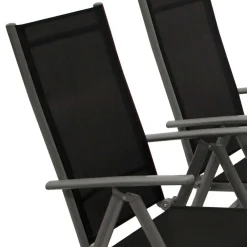 Wohnen Gartentisch & acht Klappsessel - Olividos (neunteilig)