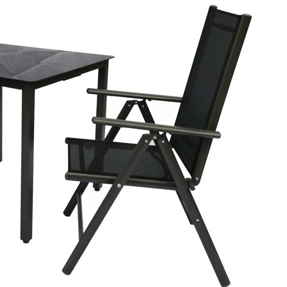 Wohnen Sitzgruppe|Balkonmöbel*Gartentisch & zwei Stühle Set - Neluna (dreiteilig)