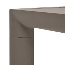 Wohnen Gartentisch aus Aluminium in Braun - Luvenico