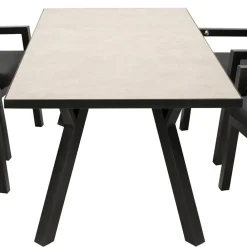 Wohnen Gartentisch Gruppe in modernem Design - Laura (fünfteilig)