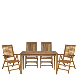 Wohnen Balkonmöbel|Terrassenmöbel*Gartentisch und vier Klappstühle - Antigrus (fünfteilig)