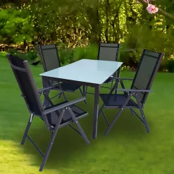 Wohnen Gartentisch-Gruppe modern - Scolari (fünfteilig)