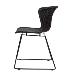 Wohnen Skandinavische Möbel*Geflechtstühle aus Kunstrattan - Spiaggi (2er Set)