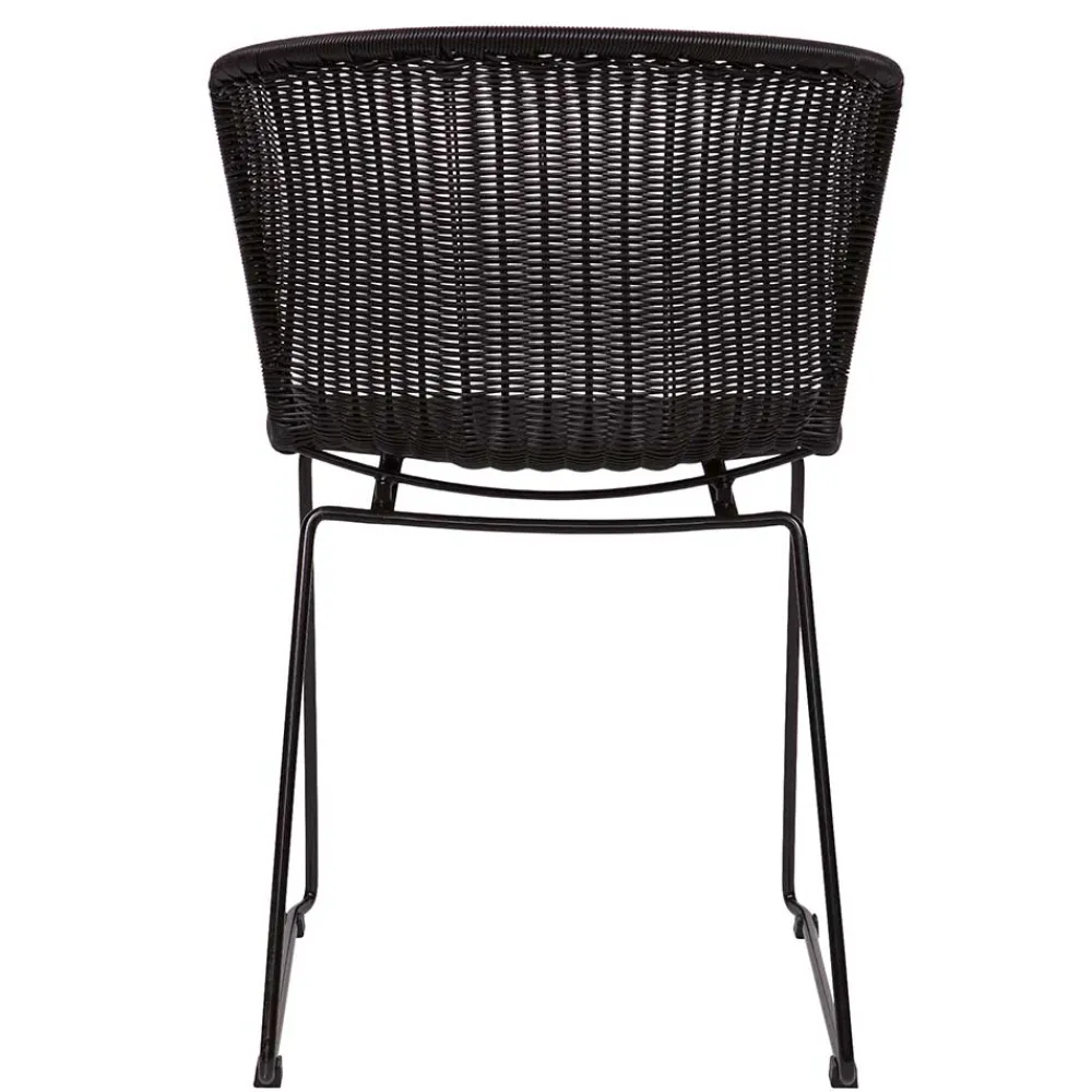 Wohnen Skandinavische Möbel*Geflechtstühle aus Kunstrattan - Spiaggi (2er Set)