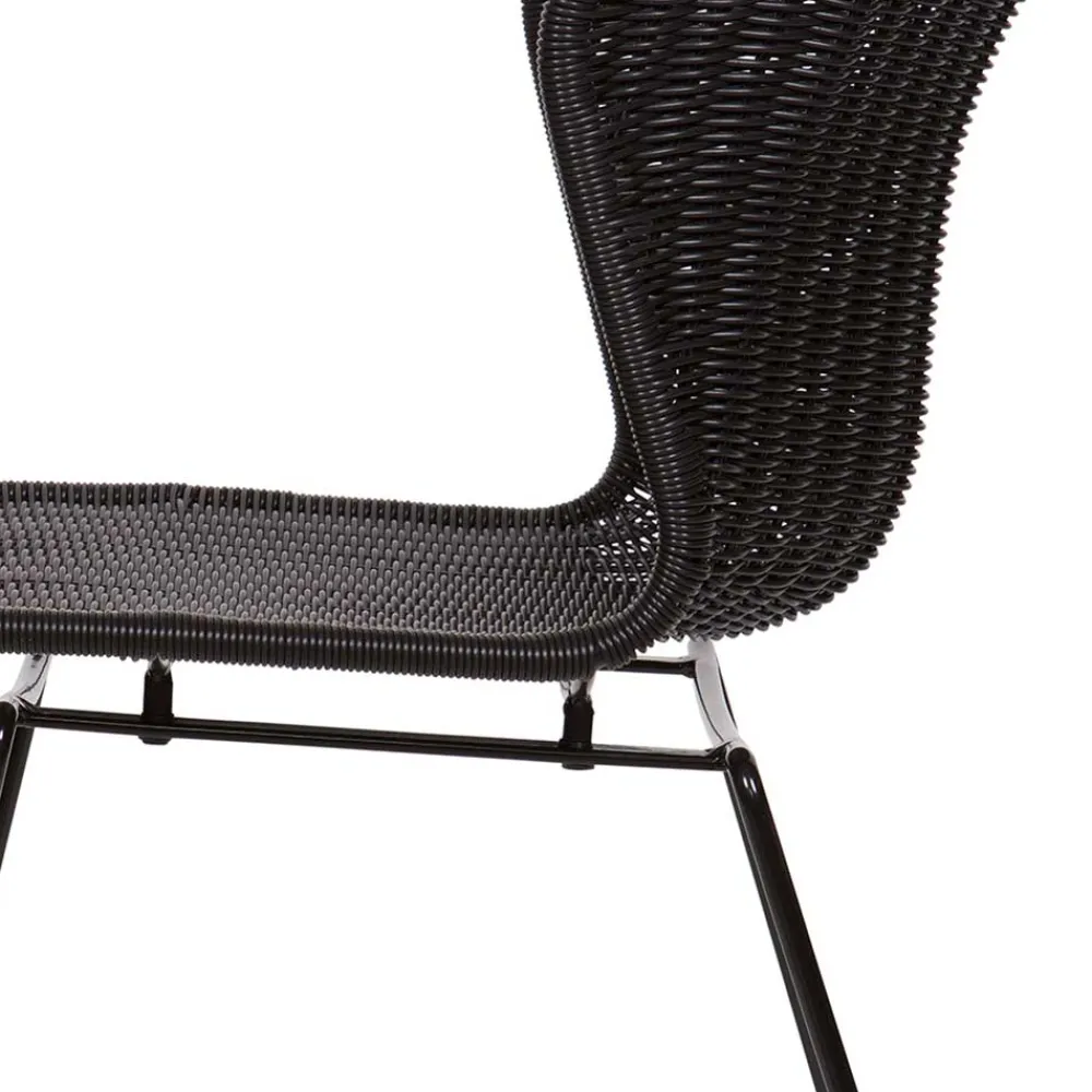 Wohnen Skandinavische Möbel*Geflechtstühle aus Kunstrattan - Spiaggi (2er Set)