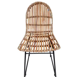 Wohnen Rattanmöbel*Geflechtstuhl aus Rattan - Larcella (2er Set)