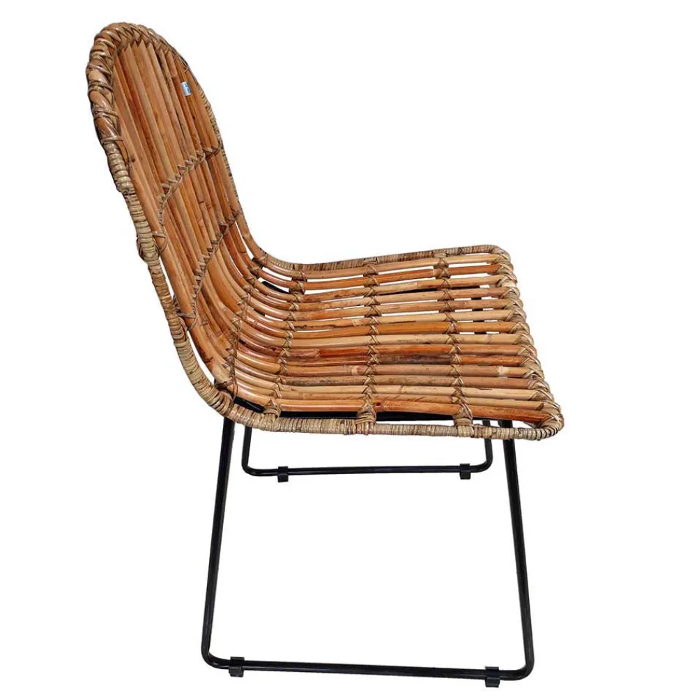 Wohnen Rattanmöbel*Geflechtstuhl aus Rattan - Larcella (2er Set)