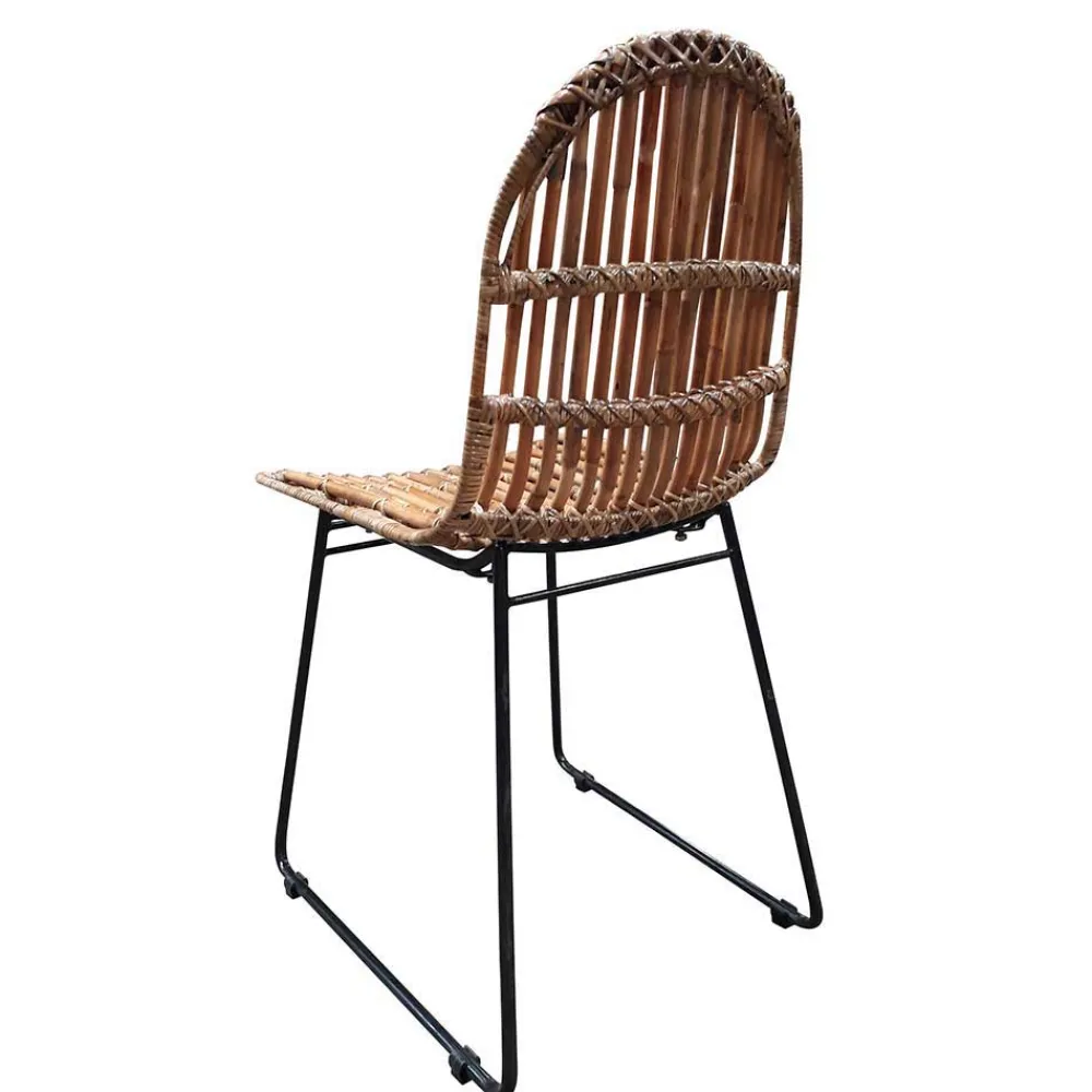 Wohnen Rattanmöbel*Geflechtstuhl aus Rattan - Larcella (2er Set)