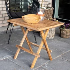 Wohnen Geölter Gartentisch aus Teak Massivholz - Adaja