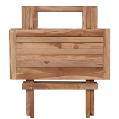 Wohnen Geölter Gartentisch aus Teak Massivholz - Adaja