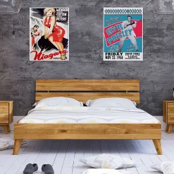 Wohnen Betten|Betten*Geöltes Wildeiche Bett in 8 Größen - Eavy