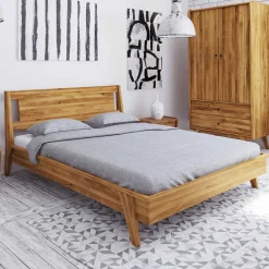 Wohnen Geöltes Wildeiche Bettgestell in vier Größen - Hardus I