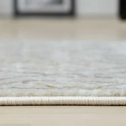 Wohnen Teppiche*Gemusterter Kurzflor Teppich hell - Ladoria