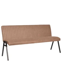 Wohnen Küchenbänke|Esszimmerbänke*Gepolsterte Bank fürs Esszimmer in Hellbraun - Uminga