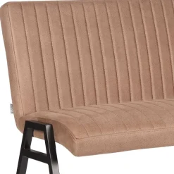 Wohnen Küchenbänke|Esszimmerbänke*Gepolsterte Bank fürs Esszimmer in Hellbraun - Uminga