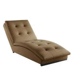 Wohnen Gepolsterte Relaxliege in Beige - Senade