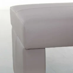 Wohnen Gepolsterte Sitzbank Hawar in Grau