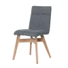 Wohnen Küchenstühle|Esszimmerstühle*Gepolsterte Stühle in Grau & Natur - Tucina (2er Set)
