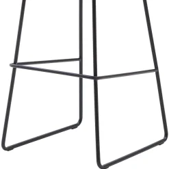 Wohnen Barhocker|Hocker*Gepolsterter Barstuhl aus Chenille - Amelie (2er Set)