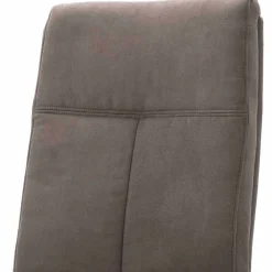 Wohnen Wohnzimmerstühle*Gepolsterter Freischwinger Stuhl in Braun - Carpreras (2er Set)